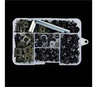 Motorbike Screw Fasteners Fixing Motorcycle Fairing Screws Nuts Kit For Suzuki GSXR750 GSXR 750 GSX R750 K1-K8 Fastener Fixing Clips Bodywork Bolts Bolt Nut Kit(Black)