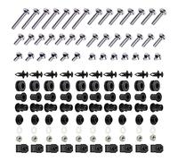 Motorbike screw Motorcycle Stainless Complete Bodywork Fairing Bolt Kit Screws Clip For Suzuki GSX-R600 GSXR600 GSXR750 GSXR 750 2006-2007 K6 K7(Silver)