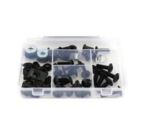 Motorbike Screws Compatible With Suzuki For DL650 V-Strom 650 2004-2011 Motorcycle Complete Full Fairing Bolts Kit Motorbike Washers Nuts Screws Assortment(Black)
