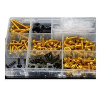 Motorbike Screws Compatible With Suzuki For DR650S 1994 1995 1996 1997 1998 1999 2000 Motorcycle Washers Nut Screws Assortment Motorbike Bolts Nuts Kit