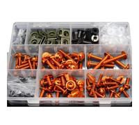 Motorbike Screws Compatible With Suzuki For DR650S 1994 1995 1996 1997 1998 1999 2000 Motorcycle Washers Nut Screws Assortment Motorbike Bolts Nuts Kit