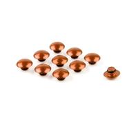 Motorbike Screws Compatible With Suzuki For Motorcycle Fairing Kit M8 8MM Hex Socket For Bolt Screw Nut Head Cover Cap(Orange)