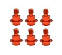 Motorbike Screws Compatible With YZ450F 2008 2009-2023 For YZ125X 2017 2018-2023 Motorcycle Accessories M6*12 Front Fork Guard For Bolt Screws(Orange)