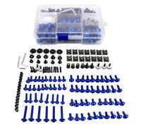 Motorbike Screws For R1150GS R1150RS R1150RT R1200C R1200R R1200S R1200RS R1200RT Motorcycle Fairing Bolts Screws Nuts Kit Fastener Clips(Blue)
