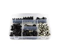 Motorbike Screws For Z1000 2010 2011 2012 2013 Motorcycle Complete Full Fairing Bolts Kit Motorbike Body Work Screws Mounting Washers(Silver)