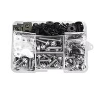 Motorbike Screws For Z750R Z800 Z900 Z900RS Z900SE ZG1000 Motorcycle Machine Screw Assortment Kit Motorbike Body Work Screws Mounting Washers(Silver)
