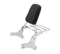 Motorbike Seat Backres Motorcycle Passenger Backrest Luggage Bracket Pad Kit For Shadow ACE VT400 VT750 VT 400 VT 750 C2 RC44 1997-2003