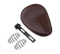 Motorbike Seat Cover Motorcycle Brown Front Driver Rider Solo Seat For Chopper Bobber For