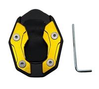 Motorbike Side Kickstand Pad For Motorcycle Bike Kickstand Extender Foot Side Stand Extension Pad Support Plate Enlarged Base Sidestand Rest Replacement