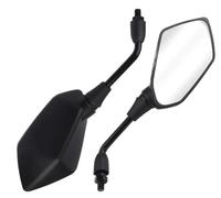 Motorbike Side Mirrors 1 Pair 22 Mm 7/8" Motorcycle Mirror M 8 M 10 Universal Motocross Rearview Motorcycle Modified Accessories Handlebar Mirrors(M10)