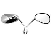 Motorbike Side Mirrors 2Pcs/Pair Motorcycle Rearview Mirror Electrombile Scooter Rearview Mirrors 10mm For Interstate 1300 For Magna 750 Motorcycle Handlebar End Mirrors