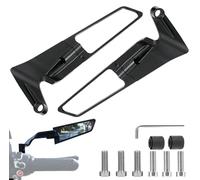 Motorbike Side Mirrors For Aprilia RS4 50 2011 2012 2013 2014 2015 2016 2017 2018,Aluminium Alloy Adjustable Anti-Glare Stealth Wind Wing Motorcycle Rearview Handlebar Mirror Accessories,S