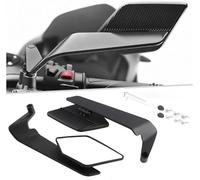 Motorbike Side Mirrors For Ducati Multistrada Enduro Pro/V2 V4/V4 S Sport 1A,Aluminium Alloy Adjustable Anti-Glare Stealth Wind Wing Motorcycle Rearview Handlebar Mirror Accessories