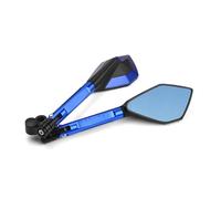 Motorbike Side Mirrors For Gixxer 150 250 For Sf 155 Motorcycle Bluish Reverse Side Mirrors Motorbike Rear View Mirrors Accessories(Black)