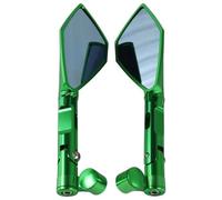 Motorbike Side Mirrors For GSXS 1000 For GSX-S1000 For GSX-S750 For Gladius 650 For GSR 750 600 Long Short Motorcycle Mirrors Accessories(Short Green)