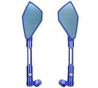 Motorbike Side Mirrors For GSXS 1000 For GSX-S1000 For GSX-S750 For Gladius 650 For GSR 750 600 Long Short Motorcycle Mirrors Accessories(Long Blue)