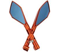 Motorbike Side Mirrors For GSXS 1000 For GSX-S1000 For GSX-S750 For Gladius 650 For GSR 750 600 Long Short Motorcycle Mirrors Accessories(Short Orange)