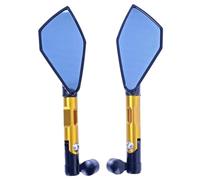 Motorbike Side Mirrors For GSXS 1000 For GSX-S1000 For GSX-S750 For Gladius 650 For GSR 750 600 Long Short Motorcycle Mirrors Accessories(Short Gold Black)