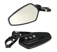 Motorbike Side Mirrors For MT07 For MT09 For MT10 For FZ1 For FZS1000 For FZ6 For FZ6R For XJ6 Motorcycle Rearview Handlebar Mirror Rear View(Black White mirror)