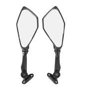 Motorbike Side Mirrors For Ninja 300 250 For ZX6R 636 For 300R For EX300 ABS 2011-2018 2Pcs Motorcycle Rear View Mirrors Folding Black