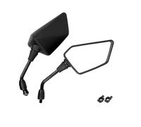 Motorbike Side Mirrors For Suzuki Gsr 600 750 Sv650 For Vstrom 650 800 8mm 10mm Motorcycle Rear View Mirrors 22mm Mount Holder Motorcycle Mirrors(BLACK B)