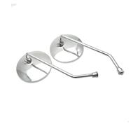 Motorbike Side Mirrors Motorcycle A Pair Mirrors Rear View 8mm 22mm 25mm Handlebar Round Oval Convex Mirror Universal(For 22mm handlebar)