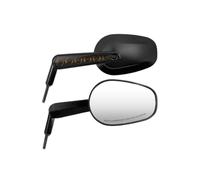 Motorbike Side Mirrors Motorcycle LED Light Rear View Mirrors Fit For Harley XL Dyna Touring Softail For BMW For Honda For Yamaha(LED Mirror P)