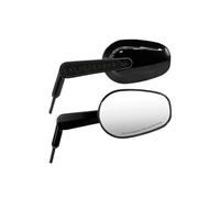 Motorbike Side Mirrors Motorcycle LED Light Rear View Mirrors Fit For Harley XL Dyna Touring Softail For BMW For Honda For Yamaha(LED Mirror T)