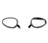 Motorbike Side Mirrors Motorcycle LED Light Rear View Mirrors Fit For Harley XL Dyna Touring Softail For BMW For Honda For Yamaha(LED Mirror N)