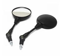 Motorbike Side Mirrors Rearview Mirror 8mm 10mm Black Universal Folding Motorcycle Mirror For Suzuki Motorcycle Wing Mirrors