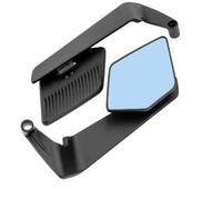 Motorbike Side Mirrors Universal Foldable Fixed Wing Rearview Mirror Motorcycle(B)