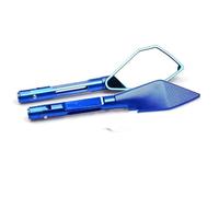 Motorbike Side Wing Mirror Aluminum Motorcycle Rear View Mirror Blue Glass Side Mirror Universal For Benelli For TNT 125 150 TRE 1130K TRK 502X 251 Torado 125(4)