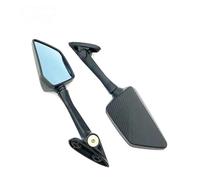 Motorbike Side Wing Mirror For Ya&ma&ha For R3 R25 R15 Accessoires Motorcycle Rearview Mirror Blue Glass Foldable Sportbike Side Mirror(2)