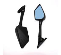 Motorbike Side Wing Mirror For Ya&ma&ha For R3 R25 R15 Accessoires Motorcycle Rearview Mirror Blue Glass Foldable Sportbike Side Mirror(1)
