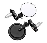 Motorbike Side Wing Mirror Handle Bar End Side Mirrors For MSX125 For MSX 125 For Grom/SF 2013-2021 2020 2019 Foldable 7/8"(Black)