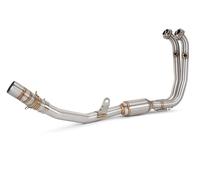 Motorbike Silencer Muffler Exhaust Pipe Motorcycle Accessories Exhaust Modify Front Mid Link Pipe Escape Moto Connect 51mm Or Muffler For Adventure 450MT ADV