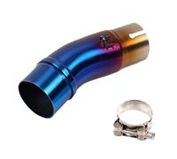 Motorbike Silencer Muffler Exhaust Pipe Motorcycle Accessories Exhaust Pipe Middle Link For Ni&nja 400 Z400 Z250 2017-2021 51mm Tubo de Escape Muffler