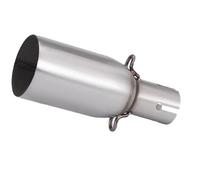 Motorbike Silencer Muffler Exhaust Pipe Motorcycle Accessories Sliding Exhaust muffler Pipe Middle Section 28Mm Adapter 51Mm Exhaust Non-Destructive Install