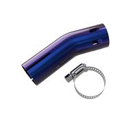 Motorbike Silencer Muffler Exhaust Pipe Motorcycle Exhaust Elbow Pipe Decorative Protection Pipe Rear Section Elbow Tail Pipe Exhaust Tips for UHR PCX160 GSX250 CB400F