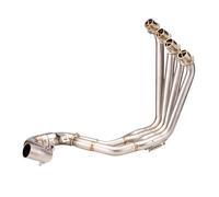Motorbike Silencer Muffler Exhaust Pipe Slip-On Motorcycle Accessories Exhaust Front Link Pipe Escape Moto Full Moveable Connect For CBR 650R 650 CBR650F CBR650 CB650F