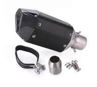 Motorbike Silencer Muffler Exhaust Pipe Upgrade Motorcycle Universal Exhaust Slip On Silencers & Muffler Compatible With Exhaust Pipe Diameter 38mm To 51mm