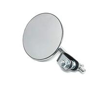 Motorbike Single Chrome Mirror - LEFT or RIGHT SIDE - for 22mm 7/8" and 25mm 1" Handlebars
