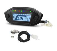 Motorbike speed fuel meter rpm display 7 Colors Backlight Motorcycle 10000 Digital Tachometer Tacho Dash Electronic Speed Meter MPH KMH Odometer