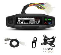 Motorbike speed fuel meter rpm display AD Motorcycle Digital Dash Universal KM/H with Turn Signal Light Voltmeter Oil Gauge Tachometer Tacho Meters