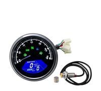 Motorbike Speedometer 12000RPM Digital Motorcycle Tachometer Speedometer Odometer Gauge Multi-function Motorbike Tachometer Gear Indicator Sensor