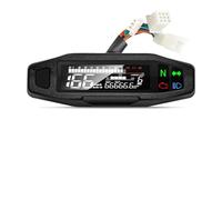 Motorbike Speedometer 12V Digital Motorcycle Speedometer Moto Meter Tachometer Odometer Instrument Sensor Speed Fuel Gauge Tacho RPM Meter