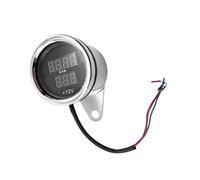 Motorbike Speedometer 12V Universal Motorcycle Speedometer LED Odometer Gauge Oil Level Tachometer Indicator Digital Voltmeter Tachometer