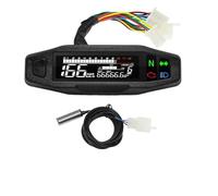 Motorbike Speedometer Motorcycle Speedometer Tachometer Fuel Gauge Universal Digital Meter Instrument Cluster Turn Signal Light Indicator Dashboard