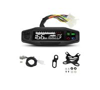 Motorbike Speedometer Odometer Universal Digital Motorcycle Speedometer Meter Digital Tachometer Odometer Instrument Sensor Speed Gauge Tacho Meter
