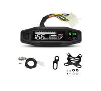 Motorbike Speedometer Universal Digital Motorcycle Speedometer Moto Meter Digital Tachometer Odometer Instrument Sensor Speed Gauge Tacho RPM Meter
